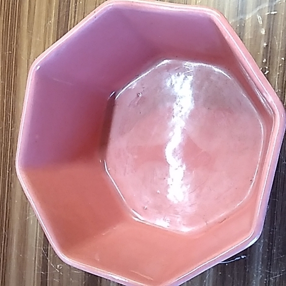 Vintage pink USA California pottery succulent planter - Picture 2 of 3